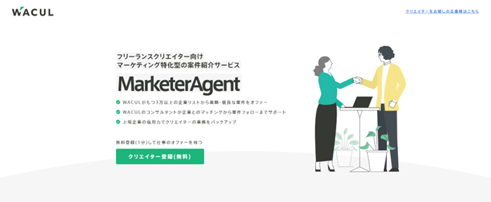 Marketer Agent（マーケターエージェント）クリエイティブ　公式サイト