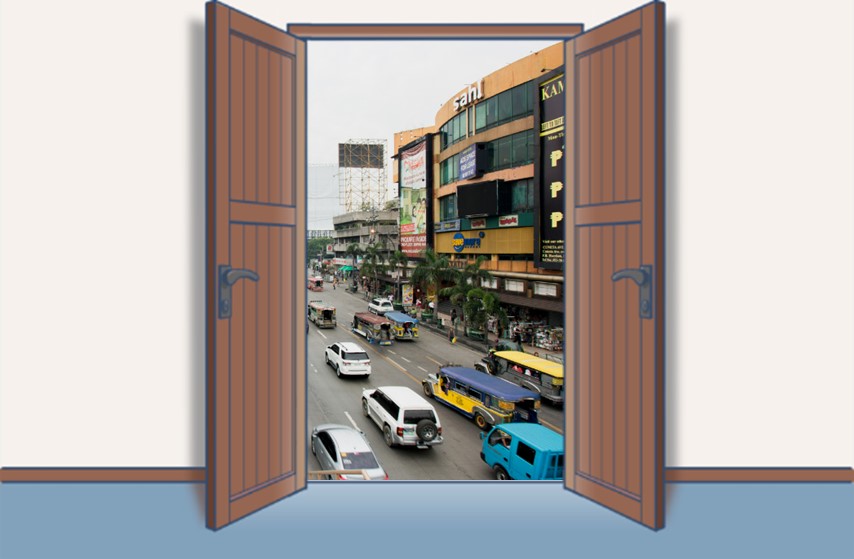 イメージ図：フィリピンの街並み