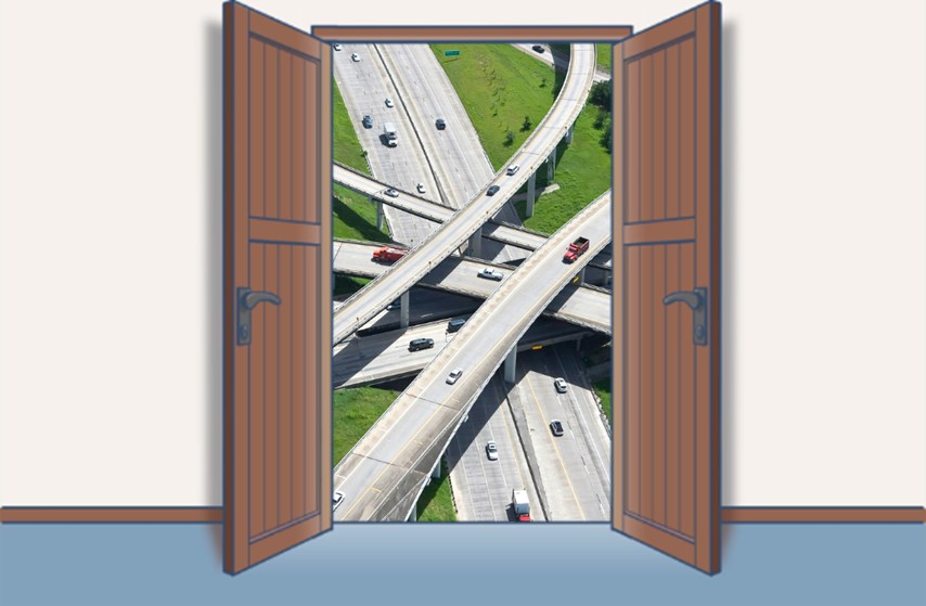 イメージ図：高速道路