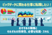 ビッグデータに関わる仕事に転職したい！おすすめの職種とそれぞれの将来性、必要な知識・スキル