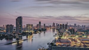 タイ・バンコクの夜景