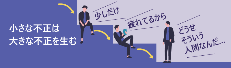 不誠実さは「例外」ではなく、「誰にでも起こりうること」