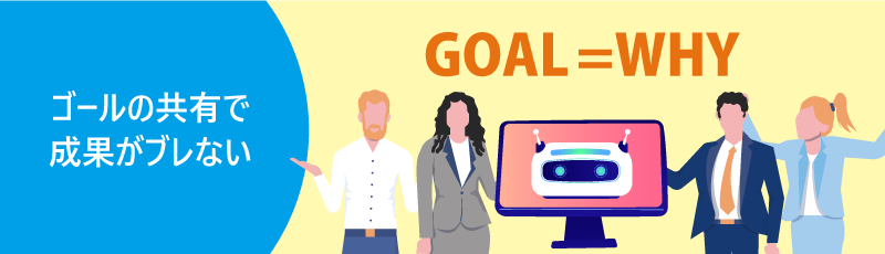 ゴールの共有で成果がブレない｜GOAL＝WHY