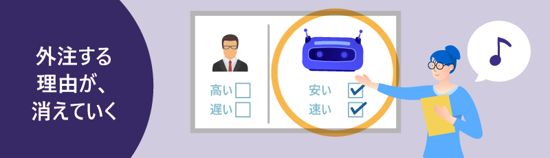 クライアント側の意識変化